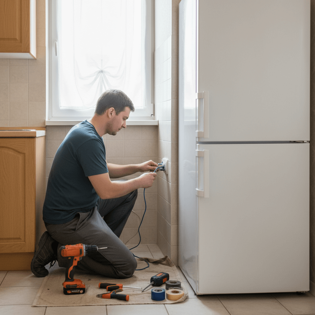 Herdanschluss Verkabelung